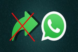 Eliminar etiqueta Reenviado en mensajes de WhatsApp