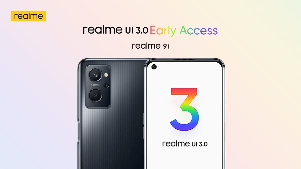 Realme anuncia el programa Realme UI 3.0 Early Access para Realme 9i, Open Beta para 8i