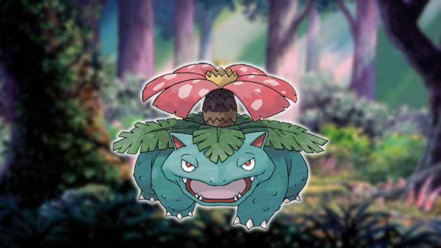 Pokémon tipo hierba: Venusaur