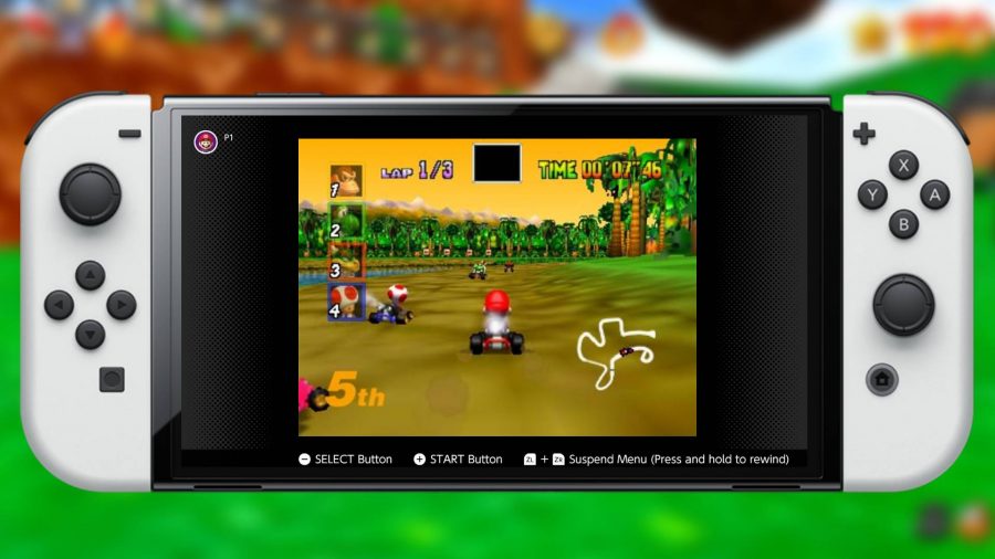 Mario Kart 64 se juega en Nintendo Switch Online