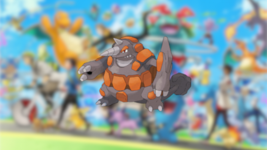 Rhyperior, un Pokémon Roca de Pokémon Go.