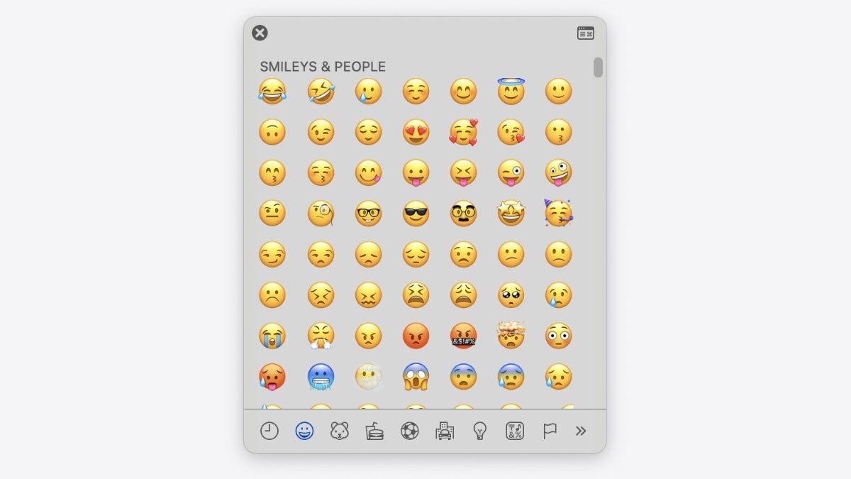 Emoji en Mac