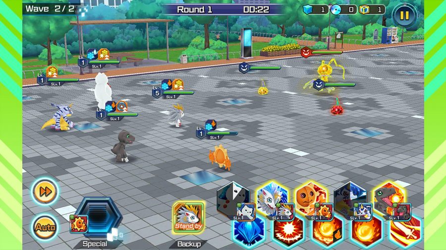 Captura de pantalla de Digimon ReArise
