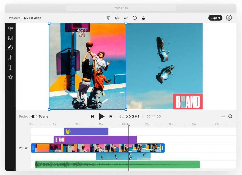Software de edición de video en video