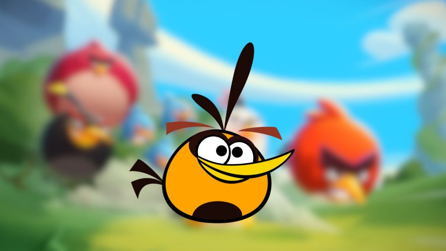Burbujas del personaje de Angry Birds