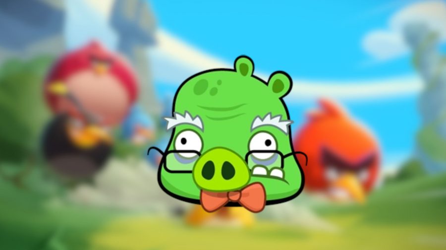 Personaje de Angry Birds Profesor Cerdo