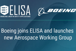 Boeing se une al proyecto ELISA como miembro Premier para reforzar su compromiso con las aplicaciones críticas para la seguridad