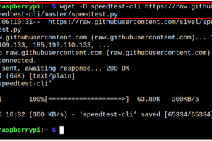 Aplicaciones de línea de comandos para verificar la velocidad de Internet en Raspberry Pi