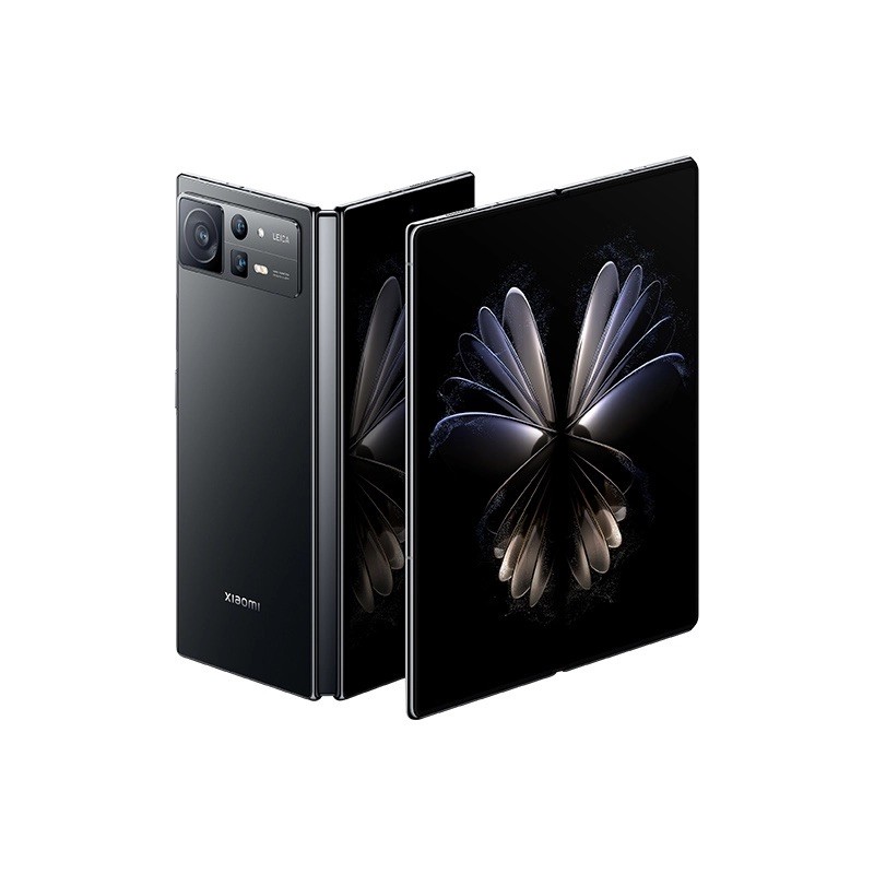 Xiaomi Mix Fold 2 en color negro con panel frontal y trasero