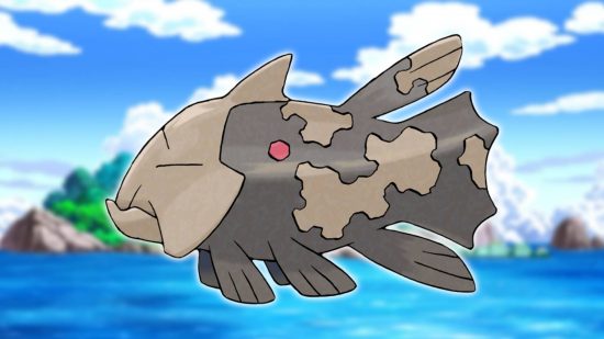 Fish Pokemon: Key Art de la serie Pokemon presenta al Pokémon Relicanth con forma de pez
