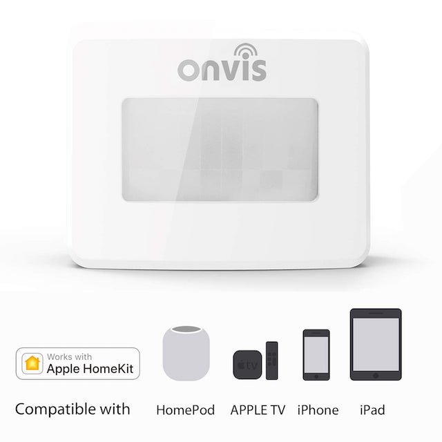 El sensor de Onvis también detecta la temperatura y la humedad y funciona con Siri.