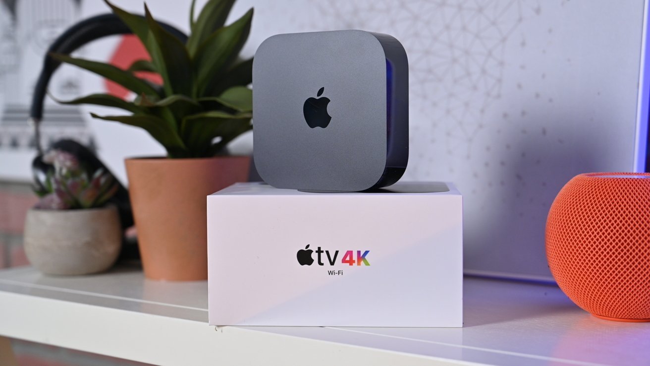 2022 Apple TV 4K en la caja