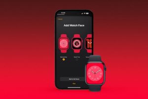 Apple está promocionando la versión RED de la esfera Metropolitan Apple Watch