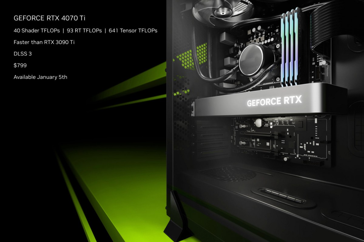 Nvidia RTX 4080 12GB renombrada como 4070 Ti, disponible el 5 de enero por $799