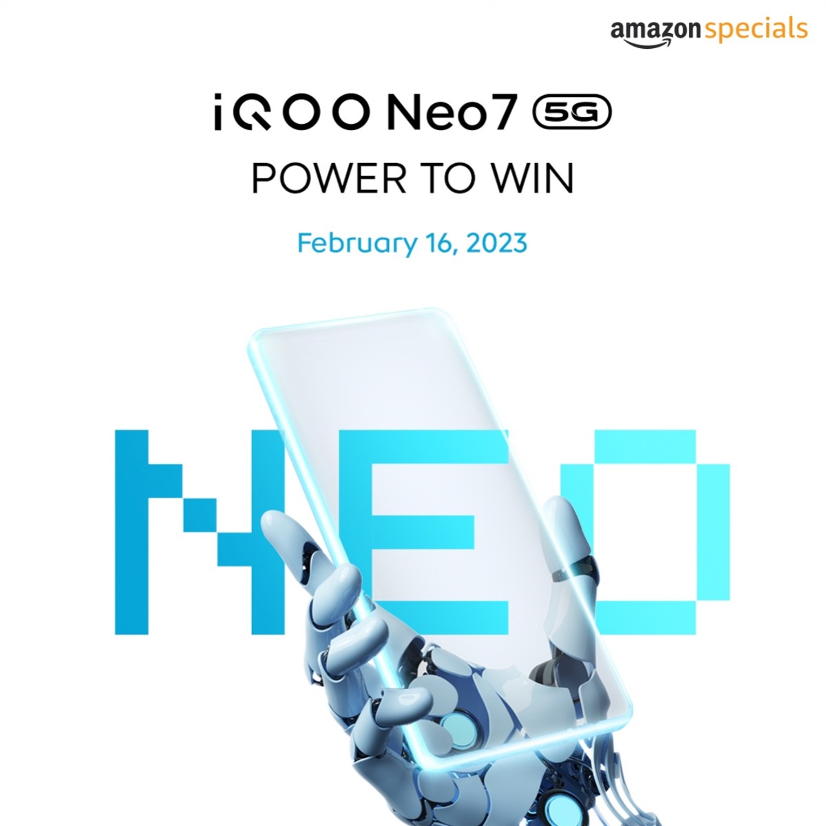 vivo trae iQOO Neo7 a la India el 16 de febrero