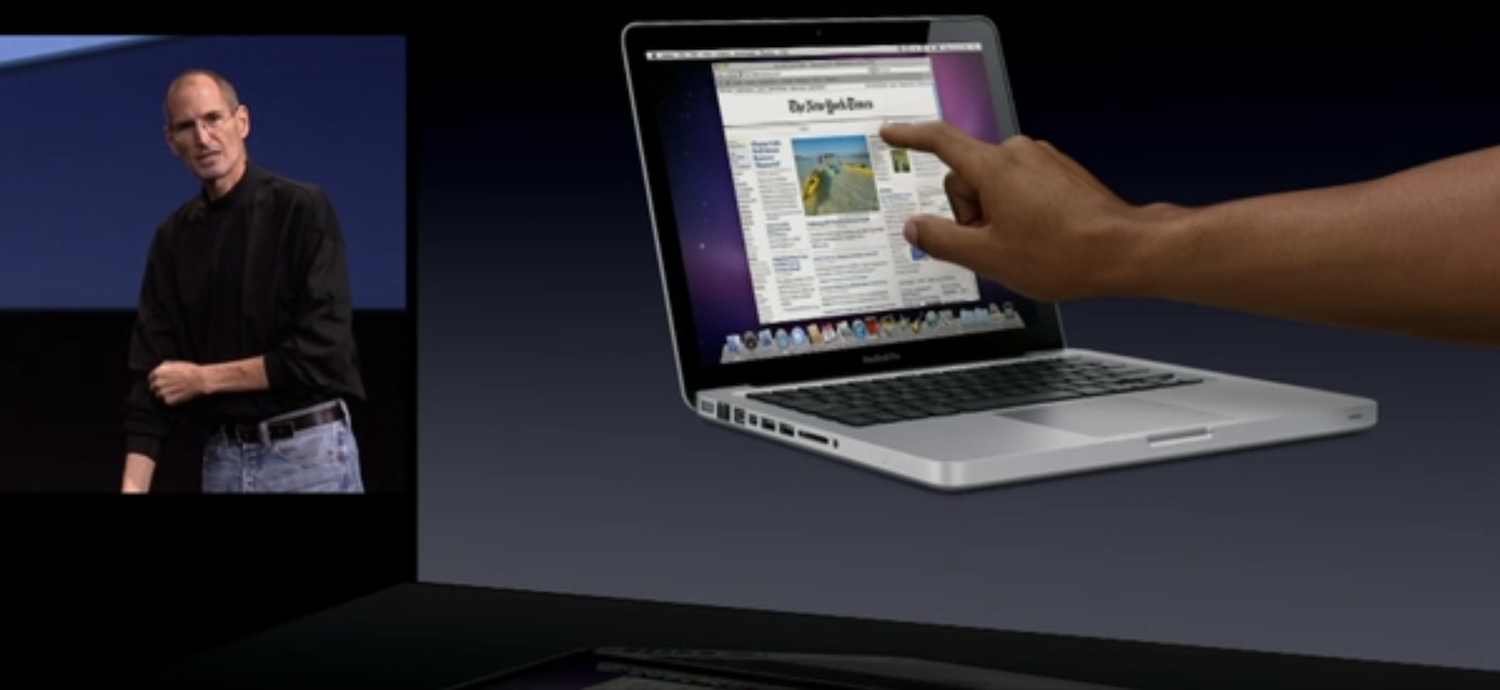 Encuesta: ¿Estarías dispuesto a comprar una Mac con pantalla táctil?