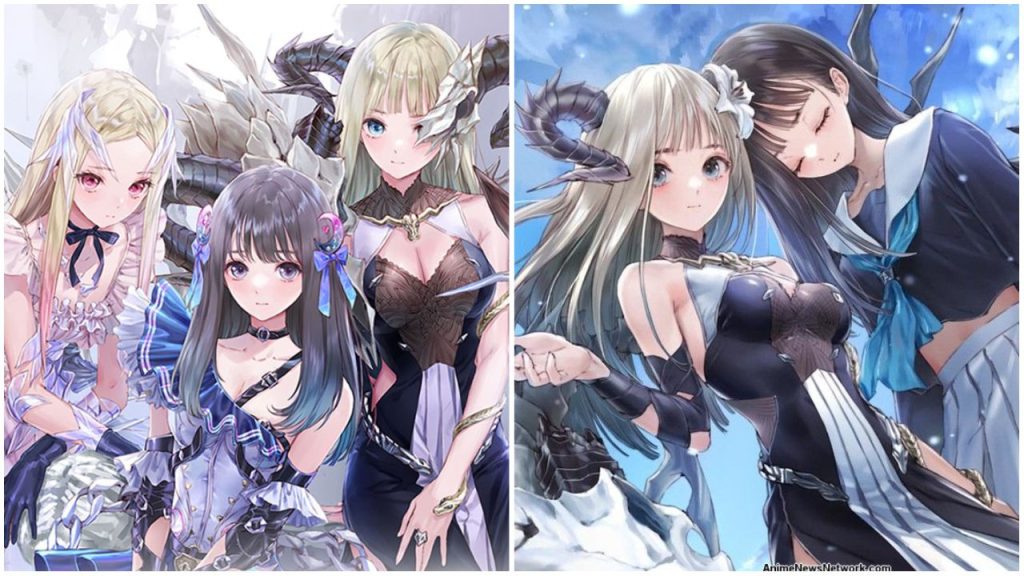 Imagen destacada de nuestras noticias de preinscripción del sol reflejo azul, la imagen presenta arte promocional de estilo anime de algunos de los personajes del juego.