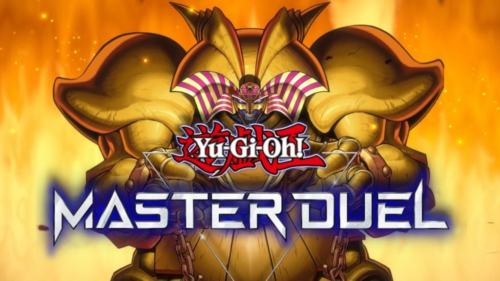 Exodia en el logotipo de Yu-Gi-Oh Master Duel