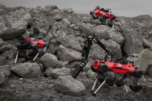 Nuevos robots con patas diseñados para explorar planetas en equipo